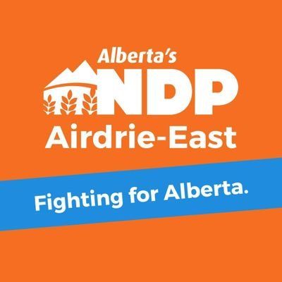 The @AlbertaNDP's Constituency Association for the Airdrie-East riding. Let's turn Airdrie orange in 2023! #abndp #airdrie #ableg