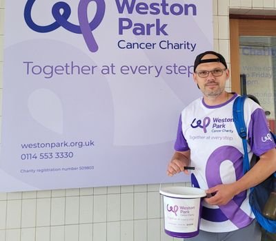 I've fundraised for Weston Park Cancer Charity since 2018 raising around £20'000. The hospital & Charity were heavily involved with my step-dads care 💜