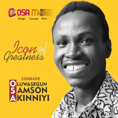 A writer, a teacher, public speaker, leader, actor, preacher and Microbiologist. Optimist with passion to impact & impart. Oluwasegun Samson Akinniyi —OSA.