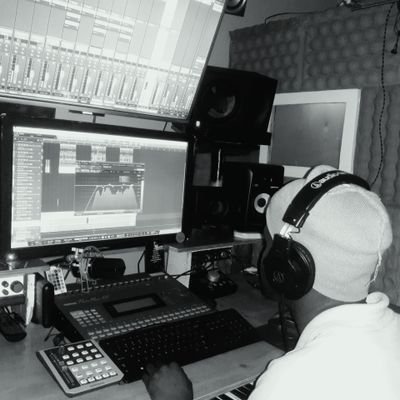 A recording studio...

Audio engineer mixing and Mastering.
Beats maker.
Riddim maker.