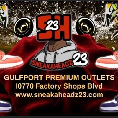 Sneakaheadz23 Outlet Mall Store Front 10770 Factory Shops Blvd Gulfport,Ms