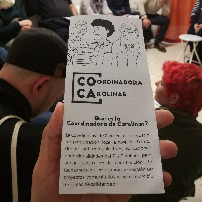 La Coordinadora de Carolines es un espacio de participación barrial, donde confluyen colectivos, asociaciones e individualidades del Pla-Carolines (Alacant).