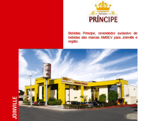 Revendedora autorizada dos produtos Ambev para Joinville e região. Rua: Benjamin Constant, 2455 - Glória - Joinville/SC - Fone: (47) 2105-5800
