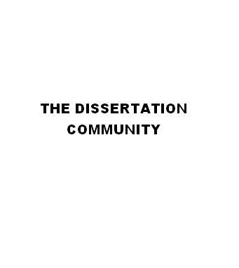 BRAND NEW COMMUNITY!  For dissertation students all over the world...