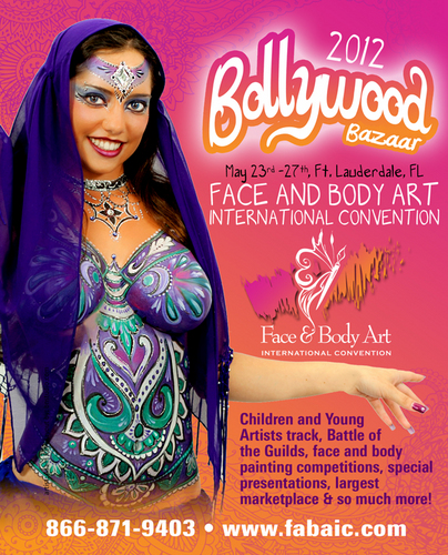 fabaiconvention's profile picture. The 2012 Face and Body Art International Convention - Bollywood Bazaar! Join us May 23rd-27th, 2012 for the 11th annual Fabaic!