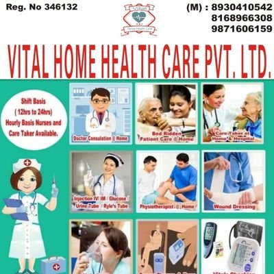 We Provide Home Nursing Services, Patient Care taker Service , Baby Care Service, Physiotherapy Service, Home Nurse's , Home Injection , dressing ,Drip etc