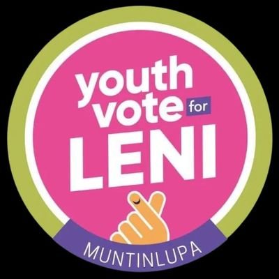 yvfl_muntinlupa's profile picture. Official Twitter Account of Youth Vote For Leni Muntinlupa 💗