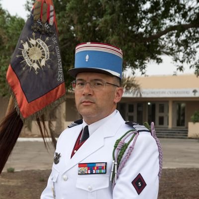 Colonel Yann de La Villéon, chef de corps du 5e régiment de cuirassiers #5eRC #FiersDeNosSoldats #ArmeeDeTerre #FFEAU #RoyalPologne