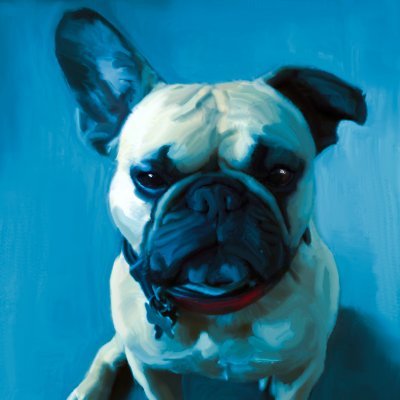 I paint digital portraits of your furry friends.