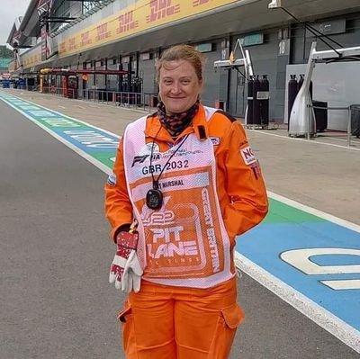 Formula 1 fan, motorsport-career wannabe, specialist motorsport marshal usually found in the pit lane