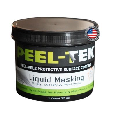 Peel-Tek® Liquid Masking & Peel-able Protective Surface Coating, when tape won't stick Peel-Tek it!