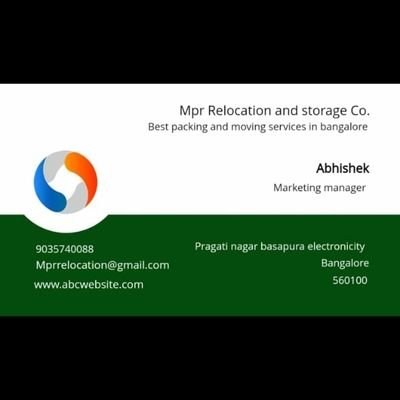 mpr_and's profile picture. Best packing and moving service in Bangalore