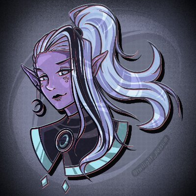 twilight_possum's profile picture. Software Engineer with Art as a Hobby
Permanent DM on Saturday | Cleric on Sunday

They/Them