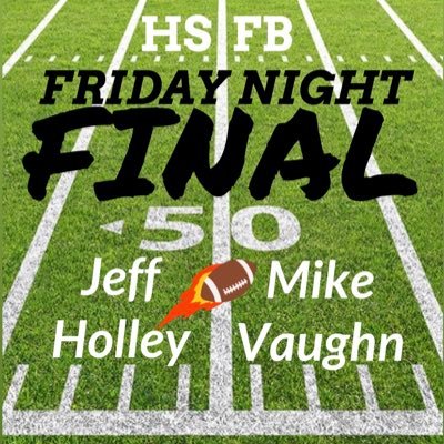 HS Football Friday Night FINAL w/ @jeffholley99. Updates & SCORES from across SC. Every Friday night after the GOtW on @1055theROAR. Report Scores: 864-617-2208