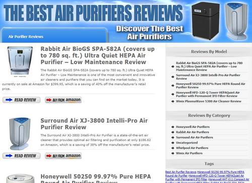 Get The Best Deals And Reviews on Air Purifiers here.
