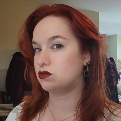 Ca11iop3's profile picture. She/her. 32. Useless queer. Ace-ish. Giant nerd. Sewing things. Will fight you about raisins and black olives. Newly-minted sports girlie. ⚾️ 🏒