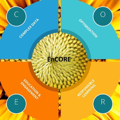 The Institute for Emerging CORE Methods in Data Science, or EnCORE, is an NSF TRIPODS Institute, led by UC San Diego, partnering with UPenn, UCLA and UT Austin.