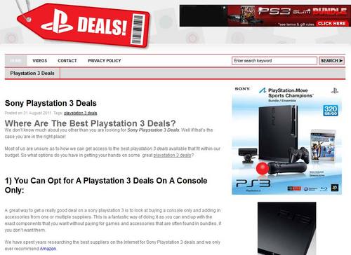 Get The Best Deals And Reviews on Playstation 3 Deals here.
