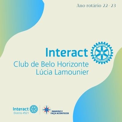 •Jovens de 12 a 18 anos 💙
•Interact Club de Belo Horizonte Lúcia Lamounier ⚙️
•Reuniões no sábado às 14 horas
•Distrito 4521
https://t.co/Y7on5RLt0o