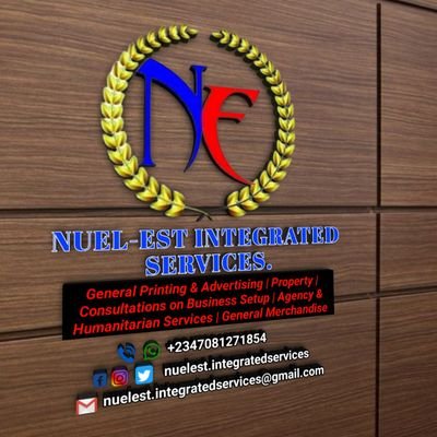 We are into General Designs & Printing, Advertising, Estate Management, Immigration & Documentation Service, General Purchase Agency. Call +2347081271854 LAGOS