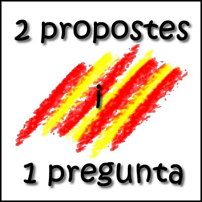 DuesPropostes's profile picture. “DUES PROPOSTES I UNA PREGUNTA. MANIFEST EN DEFENSA DEL CATALÀ I DE L'AUTONOMIA DE CATALUNYA”
http://t.co/0BhJ6FmNyh
http://t.co/xTzrxaEDWA