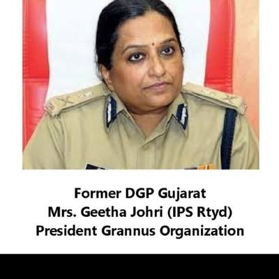 President W/C div: Former DGP Geetha Johri. 
Twitter managed by: CEO Mayank Shah,  mygrannus@gmail.com M 9586270846