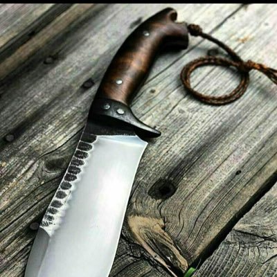 I am custom handmade Damascus steel knife maker