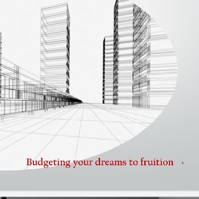 I help people plan |budget | actualize construction projects.
Passionate Quantity surveyor| Construction consultant | lover of life | outdoor| and am blue