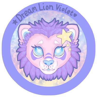 Dream Lion Violet 🦁🪽🌟💙💙