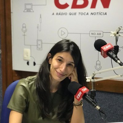 Repórter na @cbnbrasilia
Pós-graduada em Direitos Humanos. 
Prêmio CNT de Jornalismo (2020)