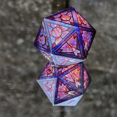 Fine art, with function.
I craft intricate, handmade, TTRPG dice.   They take forever. I am very tired, but I love them.

@RG_DiceBoutique on IG as well.