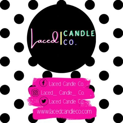 Laced Candle Co. is a handcrafted all-natural soy candle company producing quality highly fragranced candles and wax melts.