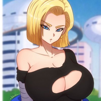 Busty android 18