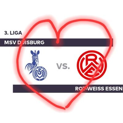 Sammelaccount für die Liebe zwischen den Fanlagern MSV Duisburg und Rot-Weiss Essen ❤🤍💙