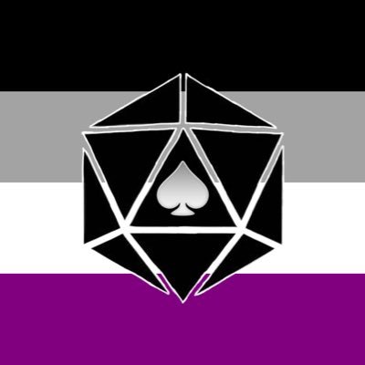 she/they 🖤🤍💜 Asexual ♠️ Obsessed with D&D and dice