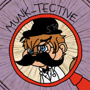 Years past on a hot summer's eve, the Munk-tective emerged from the fog, destined to forever solve mysteries and bring humor to those who know his secrets. 🕵️