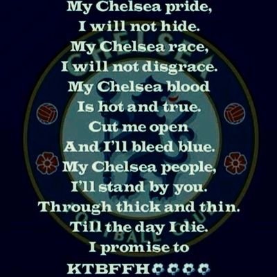 while I am a sports, music and pet LOVER, I am a big time CHELSEA fan.

Welcome to the TB era (TUCHEL and BOEHLY)

*IN TB WE TRUST* A new Era at the BRIDGE.