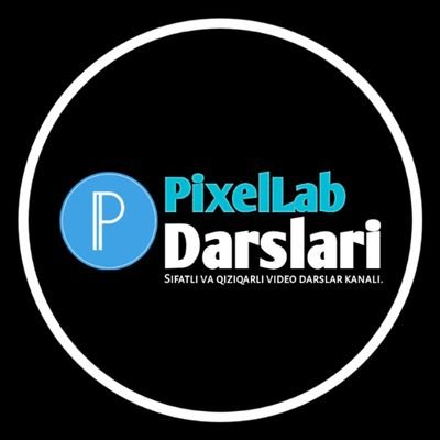 Pixellabdarslar's profile picture. Bu hisob YouTubedagi PilelLab Darslari kanalining rasmiy hisobidir. Siz biz bilan birgalikda dizayn olamiga qadam qo'yishingiz mumkin!