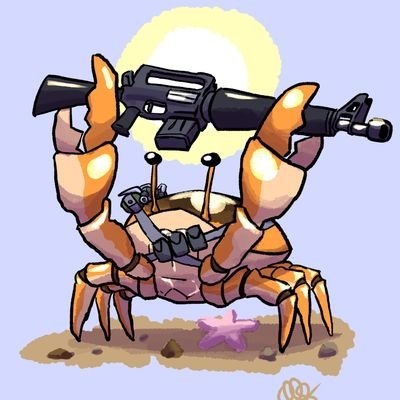 Crab with a gun