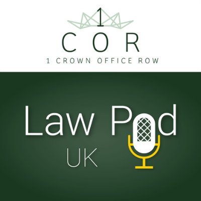 Law Pod UK podcast discusses developments in civil and public law in the UK. It is brought to you by barristers at @1CrownOfficeRow. Read more @ukhumanrightsb