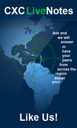 CXCLiveNotes's profile picture. Welcome to CXC LiveNotes! Our goal is to create a social learning environment to assist you in preparing for your CXC exams.