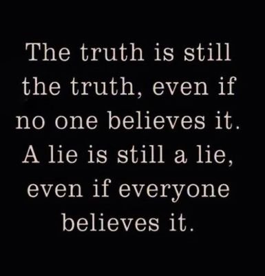 The truth will set you free... Flat in plain sight