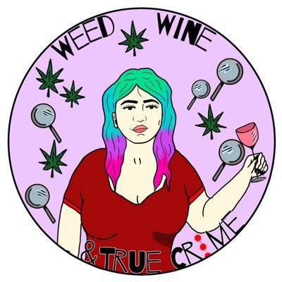 Rose420 ..a dive into true crime for weed and wine lovers, who also love sarcasm. #blm. I relate to Post Malone’s always tired tat way too much.