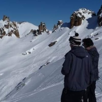 Skier..mountains and apres ski