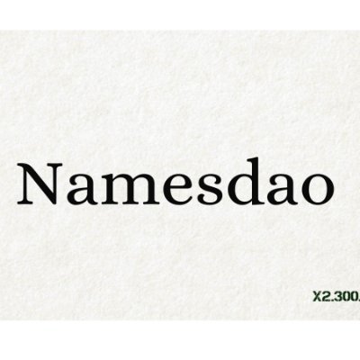 Namesdao, the Name Service for Chia & Aba. community std CHIP-9; 6,300+
 https://t.co/b6Lc0e7VlB

@benatreidesving @rightsexyorc https://t.co/Q4dateidaG