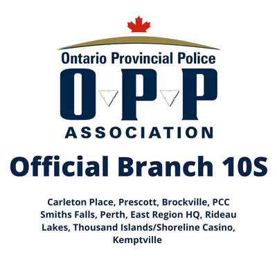 OPPA10SBranch's profile picture. Branch 10S @OppAssociation~Carleton Place~Prescott~Brockville~Perth~@OPP_ER HQ~Rideau Lakes~1000 Islands/Casino~Kemptville. Emergency call 911