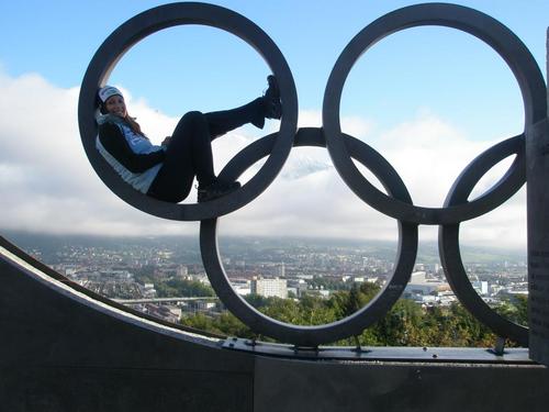 Skijumping girl from Slovenia.