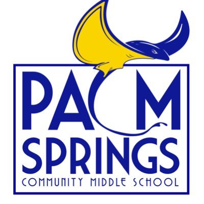 This is the official account for Palm Springs Middle School, a Choice School of the Arts 🎭 , Cambridge International School, & International Spanish Academy!