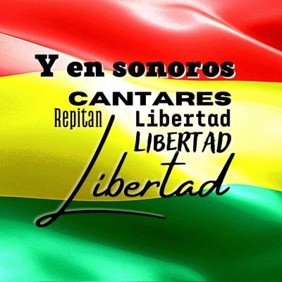 te amo BOLIVIA 🇧🇴😊❤️
libertad es primero 💪🗽