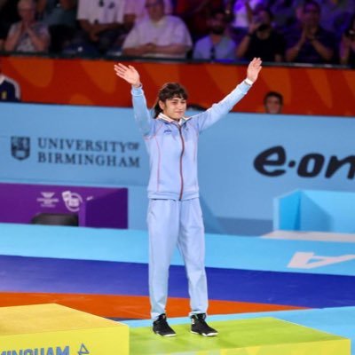 PoojaGahlot50's profile picture. I am a proud Indian wrestler 🇮🇳. My motto is to make everyone happy and be happy ✌🏼 For inquiries contact: partners@birbal.co